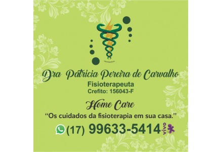 Dra. Patrícia Pereira de Carvalho - Fisioterapeuta